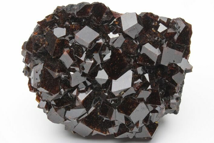 Gemmy, Sharply Terminated Garnet Cluster - Pakistan #213348